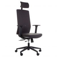 STEMA - ZN-807-C Fotel Obrotowy tk.30 | Czarny | Podstawa Chromowana | Zgodny z Rozporządzeniem z 2023 roku