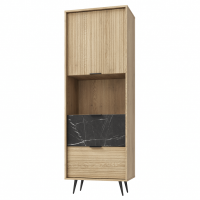 Restol - GRECO Regał GRE-REG - 62 | Dąb Cremona | Marmur