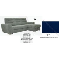 LIVEO - IMPERIAL Narożnik z funkcją spania i pojemnikiem na pościel (IMPERIAL BOCZEK+IMPERIAL 2 ROZKŁADANA+IMPERIAL OTOMANA MAŁA+IMPERIAL BOCZEK) DOSTĘPNY OD RĘKI