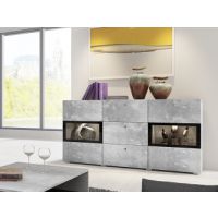 HELVETIA MEBLE WIERUSZÓW - BAROS Komoda | 24O1BM26 | 2 drzwi 3 szuflady