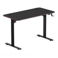 EKO-LIGHT - SPECTRA SERIES Biurko Gamingowe LV0151 | Podświetlenie LED RGB | Czarne