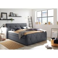 MEBLE BEST - Łóżko Kontynentalne Vista Megacomfort z tradycyjnym pojemnikiem na pościel 160x200