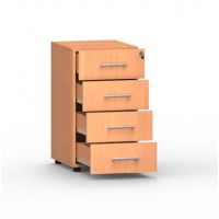 SEKTOR GROUP - Kontener Biurowy M00127 | 4 - szufladowy | Głębokość 50 cm
