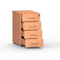 SEKTOR GROUP - Kontener Biurowy M00128 | 4 - szufladowy | Głębokość 70 cm