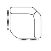 FENIKS MEBLE - MAYON Element narożny E element narożny duży