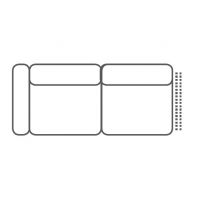 FENIKS MEBLE - MAYON Sofa 2,5 L z lewym bokiem