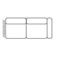 FENIKS MEBLE - MAYON Sofa 2,5 R z prawym bokiem