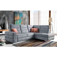 PMW - METRO N2FP Narożnik z funkcją spania, regulowanymi zagłowkami i pojemnikiem na posciel