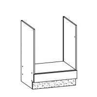 LIVEO - MODENA Szafka MD17/D50S1 | Dolna 60 | Zabudowa piekarnika | Bez blatu