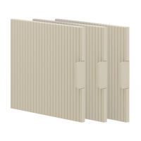 PINIO - MILOO Drzwi do regału dużego | Komplet 3 szt. | Szampański