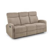 HALMAR - OSLO Sofa 3 | Funkcja relaksu w dwóch fotelach | beżowy