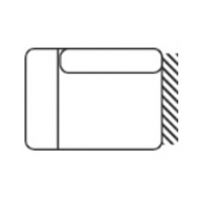 FENIKS MEBLE - ALLURE Otomana mała OTMLBOX lewa z pojemnikiem