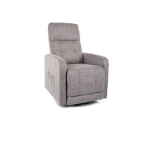SIGNAL - OTUS II BREGO Fotel rozkładany elektrycznie | Tkanina Brego Szary 07 | z MR | DOSTĘPNY OD RĘKI