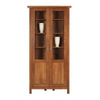 UNIMEBEL - NATURAL COLLECTION witryna narożna A-4