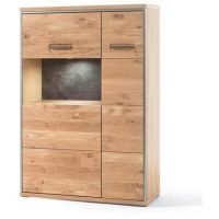 MC AKCENT - ESPERO Komoda ESP11.T25 prawa | Dąb sękaty olejowany w kolorze bianco