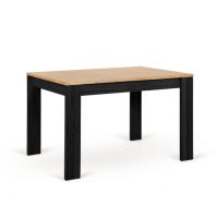 PAGED - WYPRZEDAŻ CORSO DUO Stół 120-203x85x76 | Dąb kanadyjski | Nogi czarne | DOSTĘPNE OD RĘKI