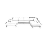 ETAP SOFA - LUMBER JACK Narożnik REC-2-OTM//OTM-2-REC Narożnik bez funkcji