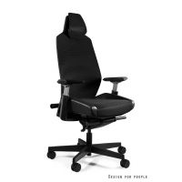 UNIQUE MEBLE - RONIN Fotel Obrotowy 1286-B/1289-B | Czarny | Zgodny z Rozporządzeniem z 2023 roku