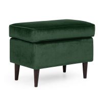 SIGNAL - RON Podnóżek | Velvet tkanina | Bluvel | Zielony 78 | z PL