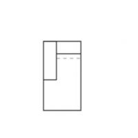 Bydgoskie Meble - MIA Segment REC/BK L lewy