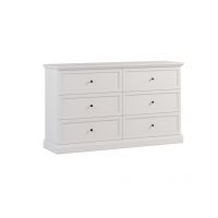 GAŁA MEBLE - LUCCA White Komoda K6S