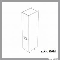 KAM - KAMMONO Szafka SD...D2/71 | MN 40-60 | Słupek do szafek wiszących W/71 | 2 drzwi | Front nowoczesny P2