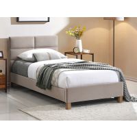 SIGNAL - SIERRA VELVET Łóżko 90x200 | Beż Tapicerka BLUVEL 28
