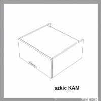 KAM - KAMMONO Szafka SNO60/29N | Górna | Nad słupek AGD | Front frezowany