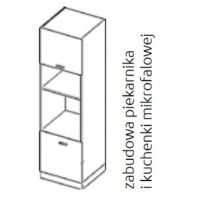 LAYMAN - BLANKA Słupek SPM6 pod zabudowę piekarnika i mikrofali 60 cm
