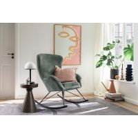 MC AKCENT - ORIOLO / BELLA Fotel bujany | Tkanina szarozielony | OLKS14GG | DOSTĘPNY OD RĘKI