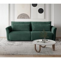 Mars Meble - SAMIR GREEN Kanapa z funkcją spania i pojemnikiem PROMOCJA