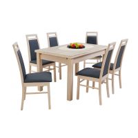 STOLMEB - Stół Bartek 160x90+2x39,5 naturalna okleina