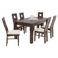 STOLMEB - Stół Jakub 160x90+2x43 naturalna okleina