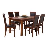 STOLMEB - Stół Kamil 130x80+43 naturalna okleina