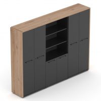 MASSONI - EXO Szafa aktowa EXS 5245 | 245,6,6x43x183,5h cm | 5OH