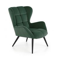 HALMAR - TYRION Fotel | ciemny zielony