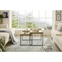 MC AKCENT - UBEDA Zestaw 2 stolików | 58475AS7 | DOSTĘPNY OD RĘKI