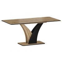 SIGNAL - VENTO Stół 120-160x68x76 | Dąb Artisan | Czarny | z PL