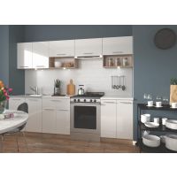 HALMAR - VIOLA 260 Kuchnia Zestaw | biały/dąb sonoma | z EU