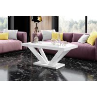 HUBERTUS - VIVA 2 Mini Ława | Biały połysk