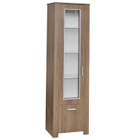 Meblarz - VIVA Szafa V Lewa (opcjonalnie szklane półki z oświetleniem LED)