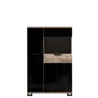 LIVEO - G-TE GT04 WITRYNA CZARNY POŁYSK/DĄB