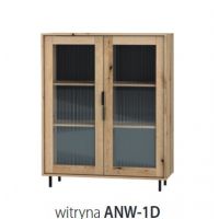 Restol - ANNE Witryna ANW -1D | Dąb Evoke