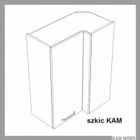 KAM - KAMMONO Szafka WRP70x40/90 | Górna | Narożna | Front nowoczesny P4