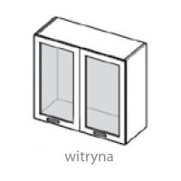 LAYMAN - NAVIA Szafka WW 8/58 2D kuchenna 80 cm witryna górna