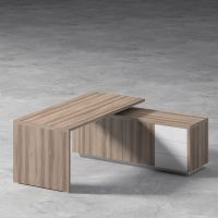 BIURO SERWIS - Z-BOX Biurko z pomocnikiem Z-205 | front - akryl (połysk)