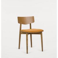 PAGED - UVU Krzesło A-4350 | Siedzisko Tapicerowane | Buk | Kont.
