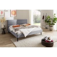 MC AKCENT - AGADIR Łóżko 180x200 | Tkanina Neve szara 85 | AGA18001