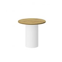 HUBERTUS - ALTO LAMI Ława 60 | Blat Dąb Słoneczny | Biały mat