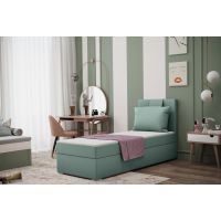 SOFIA MEBLE - AMANDA Łóżko kontynentalne z pojemnikiem 100x200